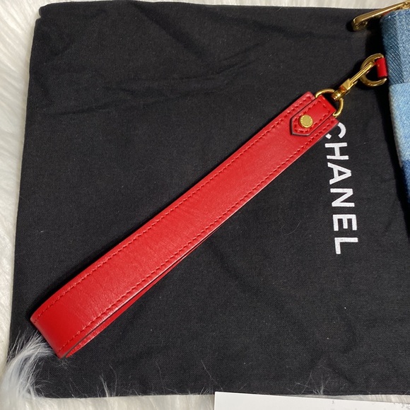 LOUIS VUITTONAuth  Monogram Denim City Pochette Men,Women,Unisex Pouch - Picture 5 of 8